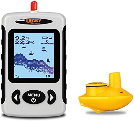 FFW718 Wireless Portable Fish Finder 45M/135FT Sonar Depth Sounder Alarm Ocean River Lake