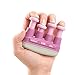 Prohands VIA Hand Exerciser, Finger Exerciser (Hand Grip Strengthener), Spring-Loaded, Finger-Piston System, Isolate and Exercise Each Finger, (4 lb Light Tension, Pink-Via)