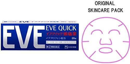 EVE QUICK 20 tablets with original skincare pack