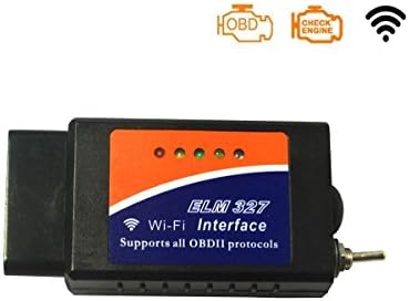 New Elm327 WiFi OBDii Interface With Switch OBD2 Can Bus Scanner Diagnostic Tool with Original 25k80 Chip Support IOS / Android
