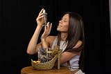 accentra Luxury Bath Set 9 Piece Gold Glitter High Heel Pumps Spa Relaxation view 12