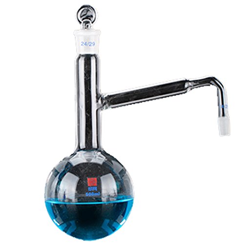24pcs New 500ml Lab Essential Oil Distillation Apparatus Water Distiller Purifier Glassware Kits w/Condenser Pipe Flask - Thumbnail 5
