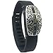 Fitbit Alta, Fitbit Flex Jewelry to Accessorize Your Fitness Activity Tracker Bracelet - Etched Ornate Scroll Design Abalone CHARLESTON Bracelet Accessory