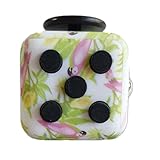 Fidget Dice Anti-anxiety and Depression Cube for Children and Adults (Camo Parrot)