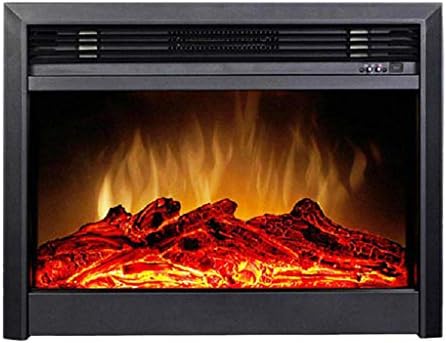 Electric Fireplaces ADKINC 43 Inches Recessed, Adjustable Electric Freestanding Fireplace Heater with Fireplace Inserts, 750W-1800W, Black