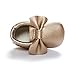 LIVEBOX Infant Baby Girls' Bow Mocassins Soft Sole Anti-Slip Tassels Prewalker Toddler Leather Crib Shoes£¨M:6-12 Months,Golden£