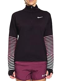 Nike Dry Element Flash - Camiseta de running con cremallera para mujer