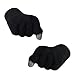 LETHMIK Black Magic Knit Gloves Unisex Winter Wool Lined with 2 Touchscreen Fingers Mens