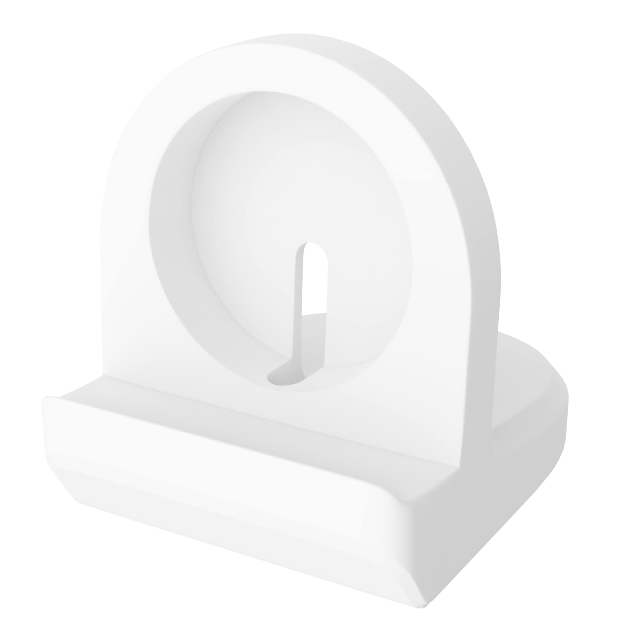 AWINNER Compact Stand Compatible with iWatch Series 4,Series 3, Series 2, Series 1 - Nightstand Mode Compatible - Support Stand with Integrated Cable Management Slot (White)