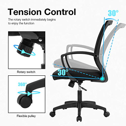 Vnewone Ergonomic Office Chair Desk Computer Mesh Executive Task