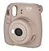Fujifilm Instax Mini 8+ (Cocoa)Instant Film Camera W/ Self Shot Mirror + Fujifilm Instax Mini 3 Pack Instant Film(60 Shots) + Case + Batteries Top Kit - International Version (No Warranty)