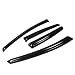 Auto Dynasty Rain Guards Tape-On Compatible with 2010-2014 Prius XW30 4DR 4pcs Window Visor Deflector
