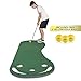 Golf Putting Green Mat - 9ft x 3ft - Putting Mat for Outdoor and Indoor Use - Practice Putting - Includes 3 Yellow Golf Balls - Putting Matt for Indoors, Golf Mat - Golf Training Aid Golf Practice