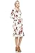 Reborn J Modest Shop LA MSLA7758 Floral Pleated Midi Dress With Pockets, Long Sleeve