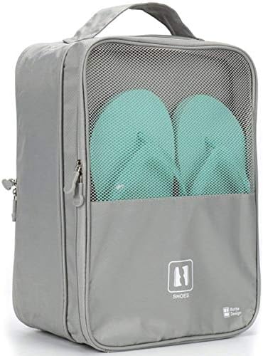 Unique Gadget Multi-Purpose Travel Shoe Bag Shoe Storage Pouch Footwear Storage Organizer Pouch Shoe Holder (2 Layer Bag) for Men and Women โ TRSHOEBAGPCH
