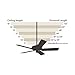 Hunter Fan Company, 26021, Brushed Nickel 24 inch Downrod