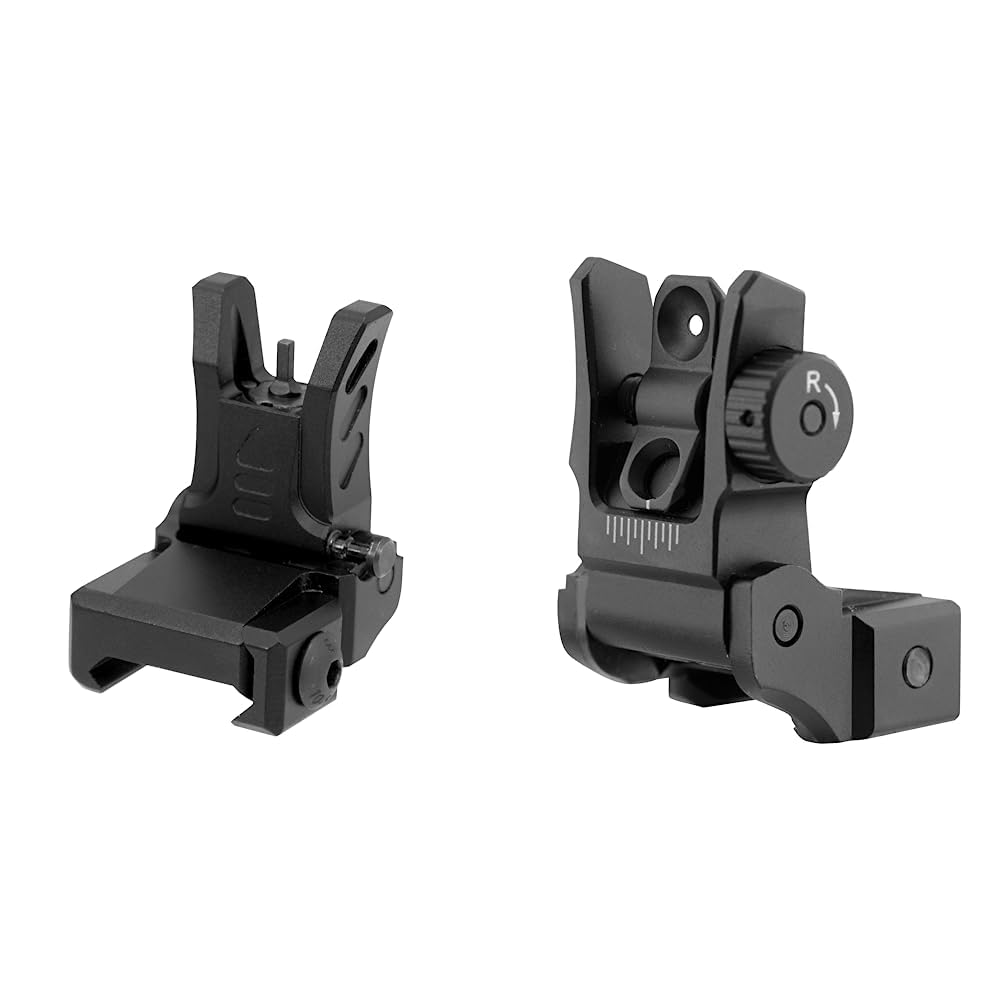 UTG Super Slim Flip-up Front and Rear Sight Bundle Image