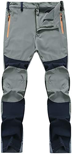 Men's Outdoor Windproof Waterproof Quick Dry Pants Hiking Mountain Cargo Trousers