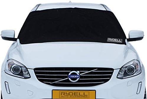 Rydell Auto Accessories Magnetic Windshield Snow Cover - Sun Shade Protector - Large Size 83" x 47" Fit Car SUV Truck Van - Windproof Waterproof - Ice Frost Guard Icescreen