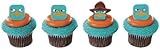Phineas and Ferb Agent P Faces Cupcake Rings - 24 ct
