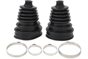 KEENSO Car CV Boots Replacement, 2PCS Universal High Strength ConstantJoint Boot Set Highly Flexible CV Boots for Cars