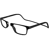 Clic Magnetic Reading Glasses for Men or Women, Soft Foldable Band, Computer Readers, Nashi (S-XL)
