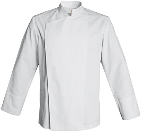 Firenze Long Sleeve Culinary Chef Jacket with Mandarin Collar by Clement Design