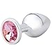 Akstore Medium Fetish Anal Plug Butt Personal Sex Massager(Pink)