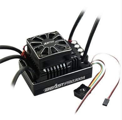 SAUJNN ZTW 1:5 Beast PRO SL 300A 6V/7.4V Adjustable 8A BEC Brushless ESC Waterproof All Aluminium Heat Sinking for Truck and Light car