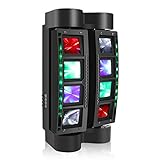 U`King Spider Moving Head Light with 8x10W RGBW