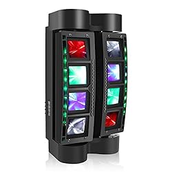 U`King Spider Moving Head Light with 8x10W RGBW