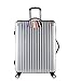 Landisun Luggage Tags Baggage Id Personalized Metal Tag Name Suitcase Colorful Travel Labels for Women Men of 10 Pack (10 Sets)
