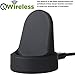VIMVIP Gear S2 Wireless Charger Dock,Qi Wireless Replacement Charger Charging Cradle with 3ft Fast USB Cable for Gear S2 / Gear S2 Classic/SM-R732 / SM-R730 / SM-R720 (Black)