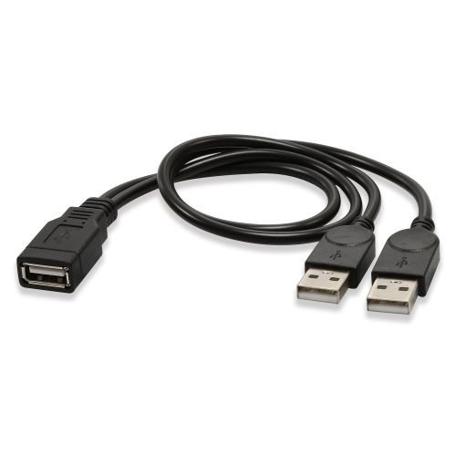 Electop usb 2.0 a female to dual usb male jack y splitt…