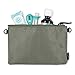 JuJuBe Dry Wet Bags | On The Go | Waterproof Reusable Bags, Organization for Diaper Bags, Baby Strollers | Machine Washable Travel Bags with Zipper Closure | 3-in-1 Set | Olive