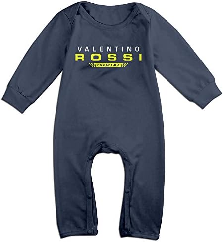 IMMAZM Baby Bodysuit MotoGP World Championship Logo Long-Sleeve Romper T-Shirt Navy 12 Months