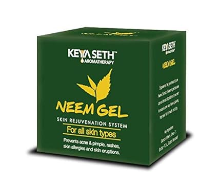 KEYA SETH AROMATHERAPY, DEVICE OF DROP Neem Gel Moisturizer for Oily Skin, Pimple, Acne and Rash-free Skin