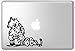 Hobbes Hugging Calvin Calvin and Hobbes - Apple Macbook Laptop Vinyl Sticker Decal