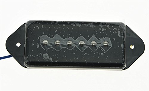 KAISH Black P90 High Power Sound Dogear Type BRIDGE Pickup Soapbar Guitar Pickups