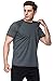 Charmo Mens Sun Protection Swim Shirts Rash Guard Swim Tee Short Sleeve Swimwear