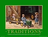 John Deere Tractor Motivational Poster Art Print 11x14 Toys Charles Freitag Wall Decor Pictures