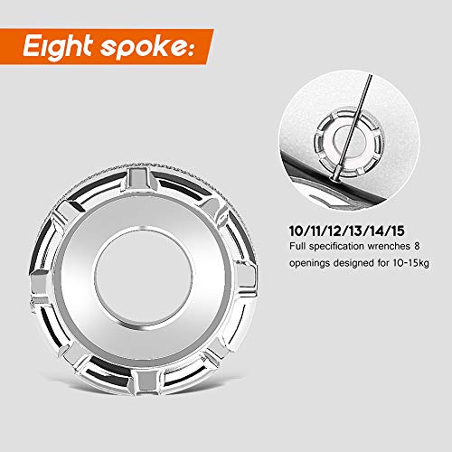 Winzwon Bike Spoke Wrench Tool 4 Pack Spoke Tool for Bicycle Rim Correct Kit Cycling Pocket Tools - Thumbnail 2