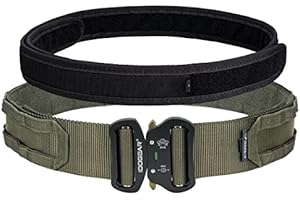 IDOGEAR SPORTS IDOGEAR Belt Outdoor Style Riggers Belt MOLLE Heavy Duty Belt System with 1.75" & 2" Inner Outer For Men