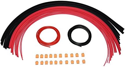 Cofufu XT60 Connector 10 Pairs + Heat Shrink Tubing 39.37 Feet (12m) + 12 Gauge Silicone Wire 13 Feet (4m)