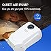 UPETTOOLS Aquarium Air Pump Oxygen Pump Adjustable Air Aerator Pump for Fish Tank with Air Pump Accessories (6W 2Outlets Air Pump)