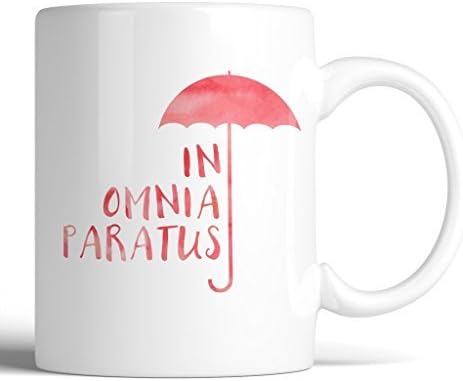 Gilmore Girls In Omnia Paratus 11oz Ceramic Coffee Mug | Birthday Gift, Gift for Him, Gift for Her, Coffee Lover Gift, Best Friend Mug