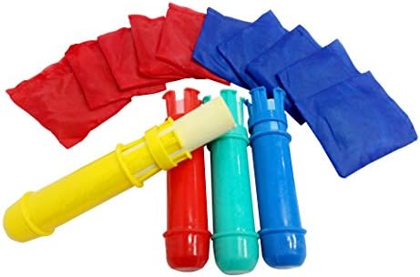 Heemika Sidewalk Chalk and Bean Bag Game set, Tic Tac Toe,Big Outdoor Sidewalk Fun for Kids,Bean Bag Toss Chalk Grab and Go Games