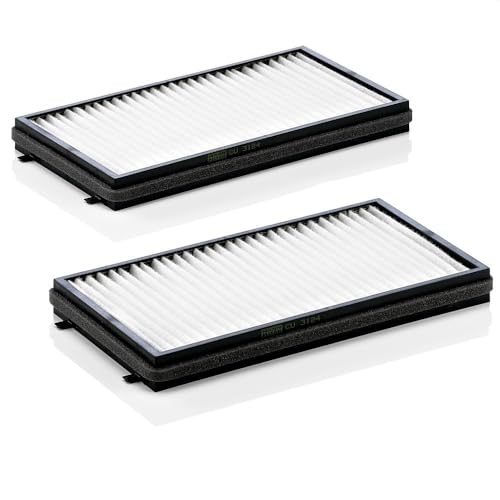 MANN-FILTER CU 3124-2 Cabin Air Filter (set of 2) - for Cars + Transporters