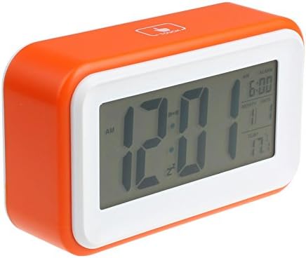 Electronic Digital Clock LED Light Control Alarm Thermometer ON