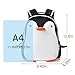 Deer Mum Kids Children Cute Cartoon Animal Schoolbag Toddler Backpack Neoprene Backpack (penguin)
